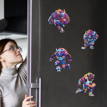 Load image into Gallery viewer, 6Pcs Diamond Painting Refrigerator Magnets Diamond Art Kits for Adults (B)