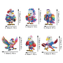 Load image into Gallery viewer, 6Pcs Diamond Painting Refrigerator Magnets Diamond Art Kits for Adults (D)