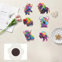 Load image into Gallery viewer, 6Pcs Diamond Painting Refrigerator Magnets Diamond Art Kits for Adults (E)
