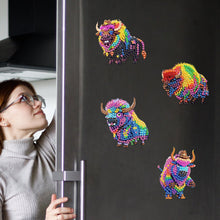Load image into Gallery viewer, 6Pcs Diamond Painting Refrigerator Magnets Diamond Art Kits for Adults (E)