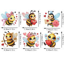 Load image into Gallery viewer, 6Pcs Diamond Painting Refrigerator Magnets Diamond Art Kits for Adults (G)