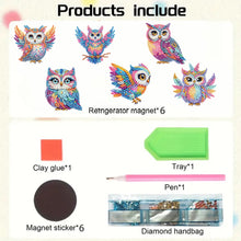 Load image into Gallery viewer, 6Pcs Diamond Painting Refrigerator Magnets Diamond Art Kits for Adults (H)