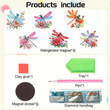 Load image into Gallery viewer, 6Pcs Diamond Painting Refrigerator Magnets Diamond Art Kits for Adults (I)