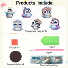 Load image into Gallery viewer, 6Pcs Diamond Painting Refrigerator Magnets Diamond Art Kits for Adults (J)