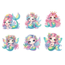 Load image into Gallery viewer, 6Pcs Diamond Painting Refrigerator Magnets Diamond Art Kits for Adults (L)