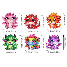 Load image into Gallery viewer, 6Pcs Diamond Painting Refrigerator Magnets Diamond Art Kits for Adults (P)