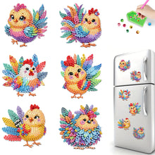 Load image into Gallery viewer, 6Pcs Diamond Painting Refrigerator Magnets Diamond Art Kits for Adults (Q)