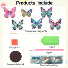 Load image into Gallery viewer, 6Pcs Diamond Painting Refrigerator Magnets Diamond Art Kits for Adults (R)