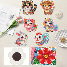 Load image into Gallery viewer, 6Pcs Diamond Painting Refrigerator Magnets Diamond Art Kits for Adults (T)