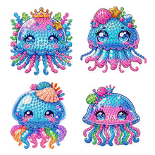 Load image into Gallery viewer, 4Pcs Diamond Painting Refrigerator Magnets Diamond Art Kits for Adults (U)