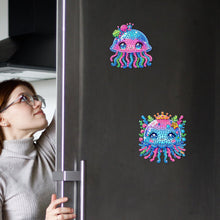 Load image into Gallery viewer, 4Pcs Diamond Painting Refrigerator Magnets Diamond Art Kits for Adults (U)