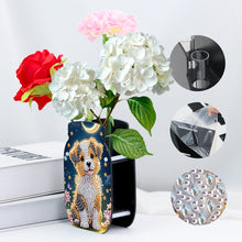 Load image into Gallery viewer, Dog Acrylic Double Sided Special Shape Diamond Painting Vase Bedroom Table Decor