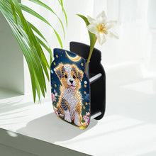 Load image into Gallery viewer, Dog Acrylic Double Sided Special Shape Diamond Painting Vase Bedroom Table Decor
