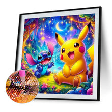 Load image into Gallery viewer, Diamond Painting - Full Round - Stitch Pikachu (40*40CM)