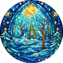 Load image into Gallery viewer, AB Diamond Painting - Full Round - Polar Snow Glass Painting (40*40CM)