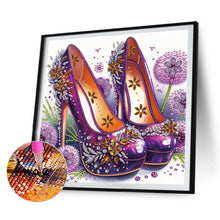 Load image into Gallery viewer, 4 Pcs Diamond Painting - Partial Special Shaped - High Heels (30*30CM)