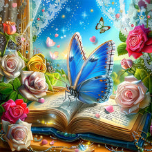 Load image into Gallery viewer, Diamond Painting - Full Round - Butterfly Book (40*40CM)