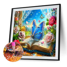 Load image into Gallery viewer, Diamond Painting - Full Round - Butterfly Book (40*40CM)