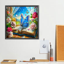 Load image into Gallery viewer, Diamond Painting - Full Round - Butterfly Book (40*40CM)