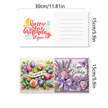 Load image into Gallery viewer, 6PCS Birthday DIY Diamond Art Greeting Cards Congratulations Cards & Gifts