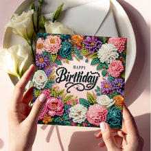 Load image into Gallery viewer, 6PCS Birthday DIY Diamond Art Greeting Cards Congratulations Cards & Gifts