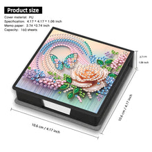 Load image into Gallery viewer, Animals Leather Diamond Art Note Box with 160 Sheets of Paper for DIY Art Craft