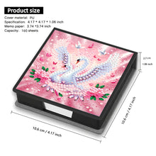 Load image into Gallery viewer, Animals Leather Diamond Art Note Box with 160 Sheets of Paper for DIY Art Craft