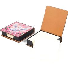 Load image into Gallery viewer, Animals Leather Diamond Art Note Box with 160 Sheets of Paper for DIY Art Craft
