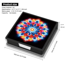 Load image into Gallery viewer, Animals Leather Diamond Art Note Box with 160 Sheets of Paper for DIY Art Craft