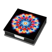 Load image into Gallery viewer, Animals Leather Diamond Art Note Box with 160 Sheets of Paper for DIY Art Craft