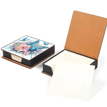 Load image into Gallery viewer, Animals Leather Diamond Art Note Box with 160 Sheets of Paper for DIY Art Craft
