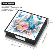Load image into Gallery viewer, Animals Leather Diamond Art Note Box with 160 Sheets of Paper for DIY Art Craft
