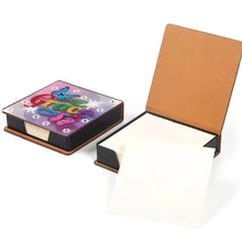 Load image into Gallery viewer, Animals Leather Diamond Art Note Box with 160 Sheets of Paper for DIY Art Craft