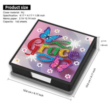 Load image into Gallery viewer, Animals Leather Diamond Art Note Box with 160 Sheets of Paper for DIY Art Craft