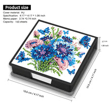 Load image into Gallery viewer, Animals Leather Diamond Art Note Box with 160 Sheets of Paper for DIY Art Craft