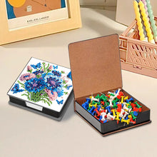 Load image into Gallery viewer, Animals Leather Diamond Art Note Box with 160 Sheets of Paper for DIY Art Craft
