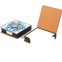Load image into Gallery viewer, Animals Leather Diamond Art Note Box with 160 Sheets of Paper for DIY Art Craft