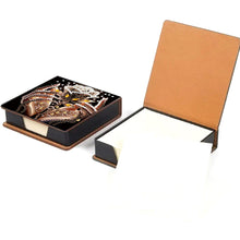 Load image into Gallery viewer, Animals Leather Diamond Art Note Box with 160 Sheets of Paper for DIY Art Craft