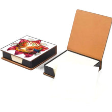 Load image into Gallery viewer, Animals Leather Diamond Art Note Box with 160 Sheets of Paper for DIY Art Craft