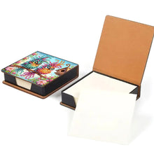 Load image into Gallery viewer, Animals Leather Diamond Art Note Box with 160 Sheets of Paper for DIY Art Craft