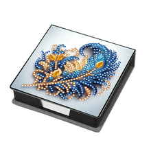 Load image into Gallery viewer, Animals Leather Diamond Art Note Box with 160 Sheets of Paper for DIY Art Craft