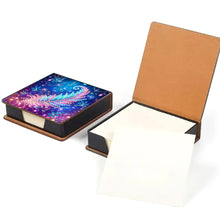 Load image into Gallery viewer, Animals Leather Diamond Art Note Box with 160 Sheets of Paper for DIY Art Craft