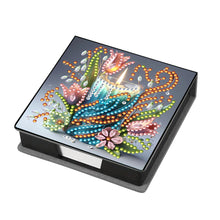Load image into Gallery viewer, Animals Leather Diamond Art Note Box with 160 Sheets of Paper for DIY Art Craft
