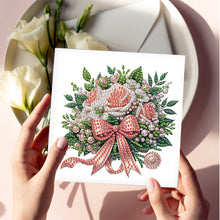 Load image into Gallery viewer, 6Pcs Bouquet DIY Diamond Painting Card Diamond Drawing Card for Adults Beginners