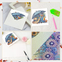 Load image into Gallery viewer, 6Pcs Bouquet DIY Diamond Painting Card Diamond Drawing Card for Adults Beginners