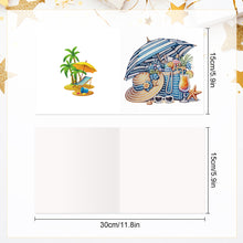 Load image into Gallery viewer, 6Pcs Bouquet DIY Diamond Painting Card Diamond Drawing Card for Adults Beginners