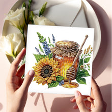 Load image into Gallery viewer, 6Pcs Bouquet DIY Diamond Painting Card Diamond Drawing Card for Adults Beginners