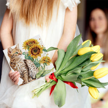 Load image into Gallery viewer, 6Pcs Bouquet DIY Diamond Painting Card Diamond Drawing Card for Adults Beginners