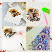 Load image into Gallery viewer, 6Pcs Bouquet DIY Diamond Painting Card Diamond Drawing Card for Adults Beginners