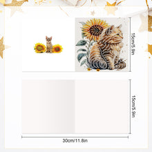 Load image into Gallery viewer, 6Pcs Bouquet DIY Diamond Painting Card Diamond Drawing Card for Adults Beginners